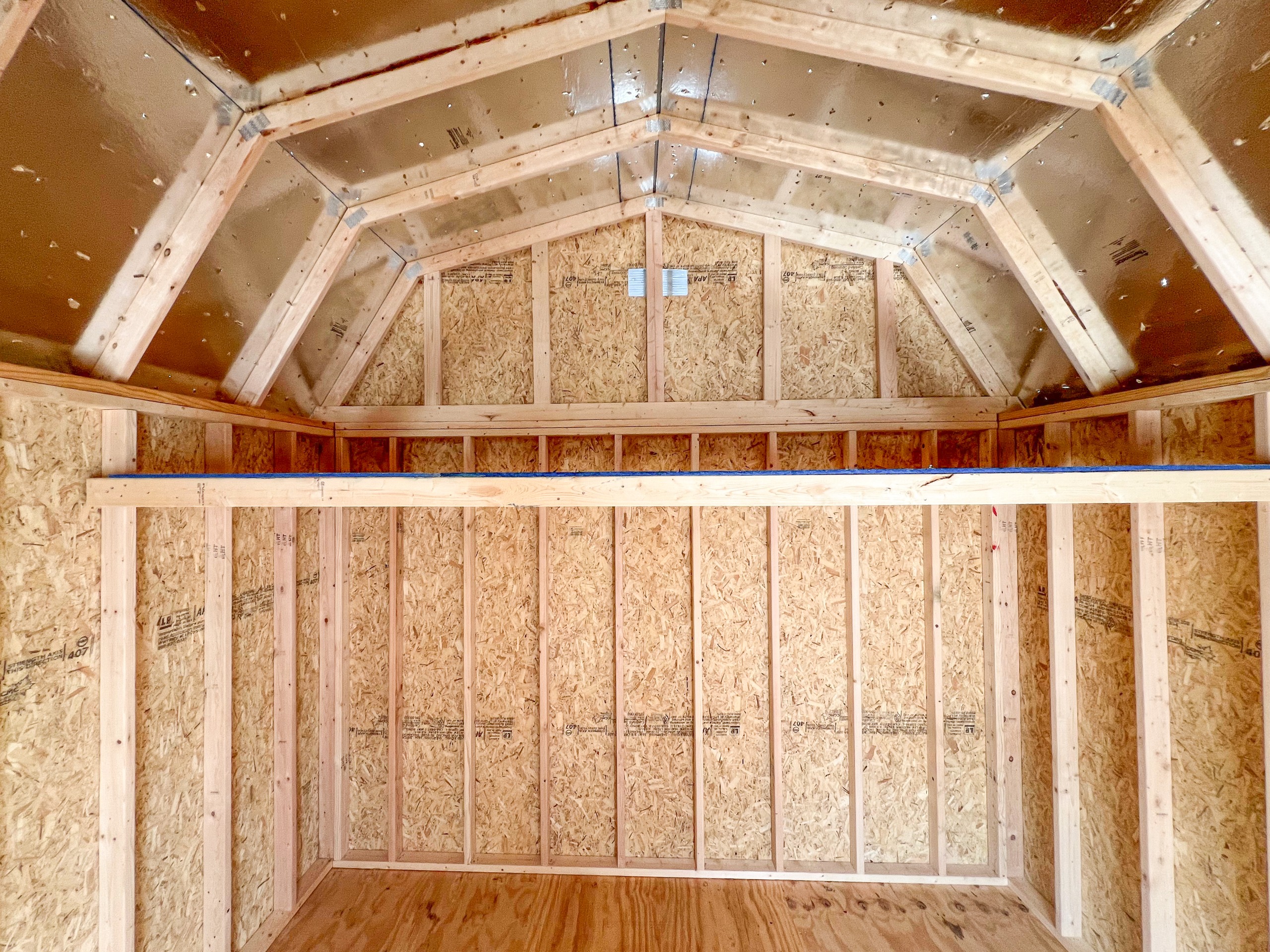 Rear view of the building